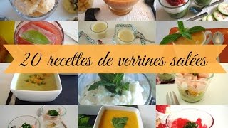 20 recettes de verrines salées  Le Pays des Gourmandises [upl. by Velasco]