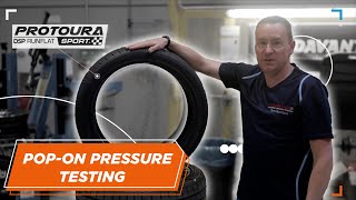 Davanti Tyres  Pop on pressure test with Protoura Sport DSP Runflat [upl. by Nannie519]