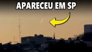 OLHA ISSO que APARECEU NO CÉU da zona leste de SÃO PAULO  o que é isso [upl. by Joliet]