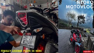 Ntorq Hyper Ride Darjeeling • Finally License Number Is Here [upl. by Aehs]