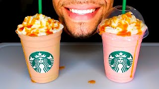 ASMR EDIBLE STARBUCKS DRINKS CUP MUKBANG CHOCOLATE DIY JERRY EATING DRINKING NO TALKING ART [upl. by Keene]