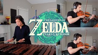 Hateno Village  Violin Percussion Cover Zelda Tears of the Kingdom [upl. by Olegna]