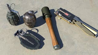 How hand grenades and rifle grenades work  All about grenades Part 1 [upl. by Reinke]