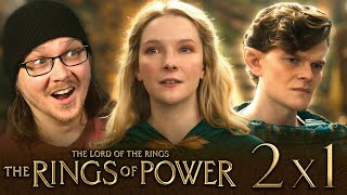 THE RINGS OF POWER 2x1 REACTION  Elven Kings Under the Sky  THE LORD OF THE RINGS [upl. by Ritter]