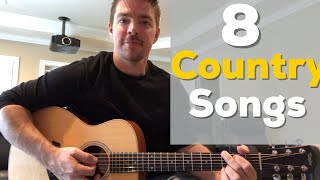 8 Country Songs Beginners Should Learn with Chords [upl. by Charles]