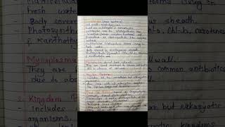 11th Biology 2nd lesson Systematics of living organisms hand written notes🙂👍 neet biology [upl. by Nnaeel]