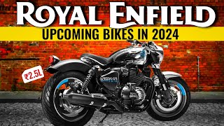 TOP 4 Upcoming Royal Enfield Bikes in 2024🔥 [upl. by Ydisahc]