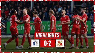 Match Highlights Barrow vs Swindon Town [upl. by Samira]