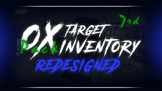 PACK OxTarget OxInventory Redesigned quot7quot  Zmods [upl. by Dnamra]