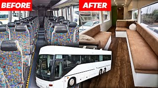 🌟BUS CONVERSION FULL BUILD 🚌 2 years start to finish 🔨 DIY for family [upl. by Orvah]