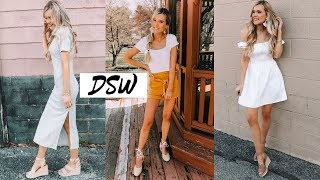 DSW Shoes Try On Haul [upl. by Yelmene]