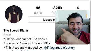 The Sacred Riana Instagram Official Page [upl. by Aradnahc]