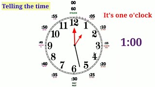 TELLING THE TIME in English  time in english  how to say time in English [upl. by Anig]