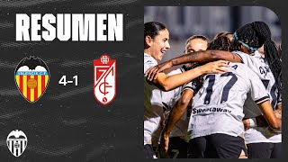 RESUMEN  VALENCIA CF FEMENINO 41 GRANADA CF [upl. by Pavlov]