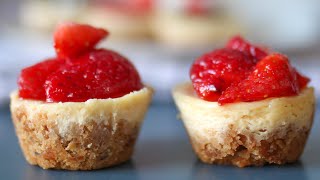 Easy Mini Cheesecake Recipe [upl. by Brigid]