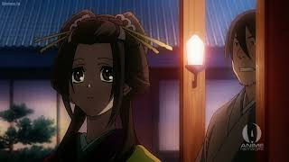 Kazama protecting Chizuru ❥ English Dub  Hakuouki Sekkaroku  Episode 6 [upl. by Atiuqram]