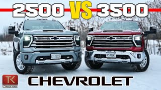 2500 vs 3500 Trucks  Whats Really the Difference We Compare Two Chevy Silverado HDs to Find Out [upl. by Alwin686]