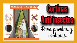 🥇 Cortinas Antimosquitos ✔️ Antimoscas baratas → cortina magnética anti insectos [upl. by Etnomed]