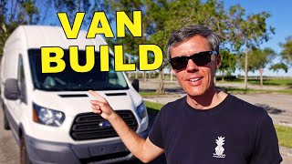 How To Build a Platform for Bed or Cargo in a Van EASY [upl. by Treblah508]