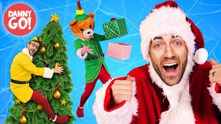 quotSanta Freeze Dancequot 🎅🏼❄️  Danny Go Christmas Songs for Kids [upl. by Ahsaret]