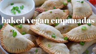 SPICY VEGAN BLACK BEAN AND CORN EMPANADAS  PLANTIFULLY BASED [upl. by Schober]