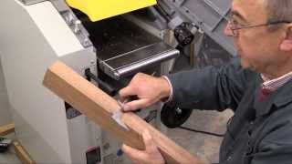 How to setup the Axminster AW 106 PT2 PlanerThicknesser  Part 2 [upl. by Eissel]