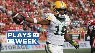 CFL Plays of the Week  Week 13 2024 [upl. by Aihsikal]