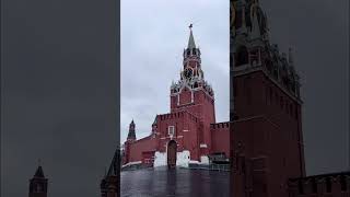 Spasskaya Tower of Moscow Kremlin and Kuranty Striking Clock Chimes [upl. by Boar]