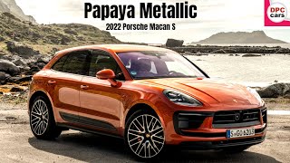 2022 Porsche Macan S in Papaya Metallic [upl. by Forest223]