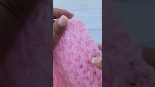 This Feather Stitch is great for blankets and scarves 🥰 [upl. by Kendell705]