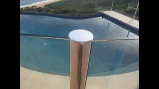 Semiframeless Glass Pool Fencing  Adelaide Frameless Glass [upl. by Wymore929]