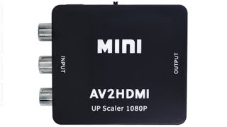 Mini AV2HDMI Upscaler Gameplay Comparison [upl. by Aelc]