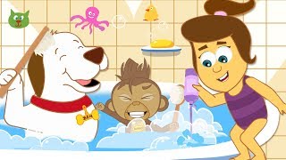 Bath Song  Kids Songs amp More By HooplaKidz [upl. by Roselyn]