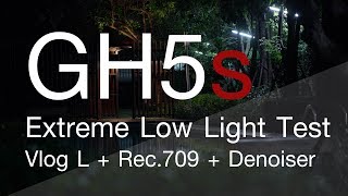 GH5s Low light test footage  Vlog L  Rec709Lut  Denoiser [upl. by Boycie94]