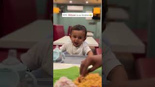 Tag that biriyani Veriyan ☺️ baby comedy reels good food trending [upl. by Sallyann]