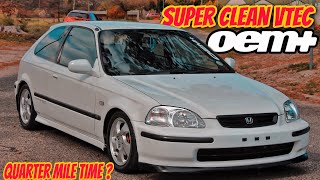 HONDA CIVIC VTEC  SUPER CLEAN amp FAST  Lifts  Mods  Quarter mile time amp more [upl. by Raf]