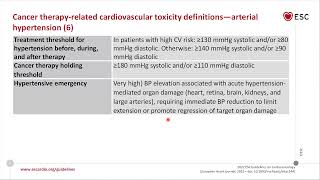 Cardiooncology guidelines Module 3 [upl. by Joela]