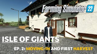 ISLE OF GIANTS  MOVING IN DAYAND FIRST HARVEST ep 2  Giants Island 22 [upl. by Beattie]