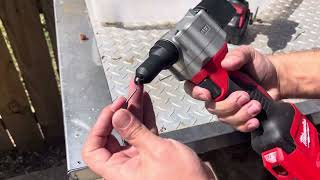 Milwaukee m12 rivet gun [upl. by Anitsyrk301]