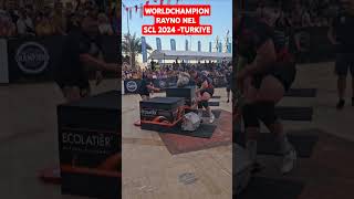 RAYNO NEL CROWNED WORLDCHAMPION STRONGMAN WORLD FINALS SCL 2024 shorts shortvideo worldcup [upl. by Antoni]