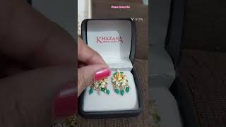 Khazana లో నేను కొన్న Earrings చూసేయండి Aswini Telugu VlogsLatest jewellery collection in telugu [upl. by Atoel156]