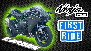 231HP KAWASAKI NINJA H2 CARBON EDITION FIRST RIDE [upl. by Biron]