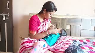 cute baby feeding vlog [upl. by Gulgee]