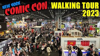 New York comic con 2023 Show Floor Walkthrough  Full Tour  4k [upl. by Atekihc147]