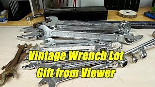 Vintage Wrench Lot Gift from Viewer [upl. by Gettings295]