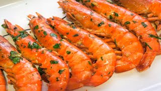 Langostinos o gambas a la plancha con ajo y perejil [upl. by Watanabe178]