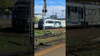 Siemens Desiro leaving train station mytrain trainspotter train travel railway siemens rail [upl. by Radferd]