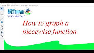 Piecewise Function in GSP [upl. by Wendye355]