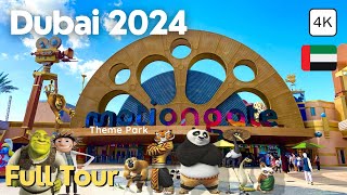 Motiongate Dubai Rides amp Attractions in 2024 SPECTACULAR Movie Theme Park Walking Tour 4K 🇦🇪 [upl. by Remliw]