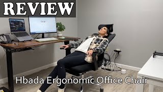 Hbada Ergonomic Office Chair  Review 2023 [upl. by Akirret]